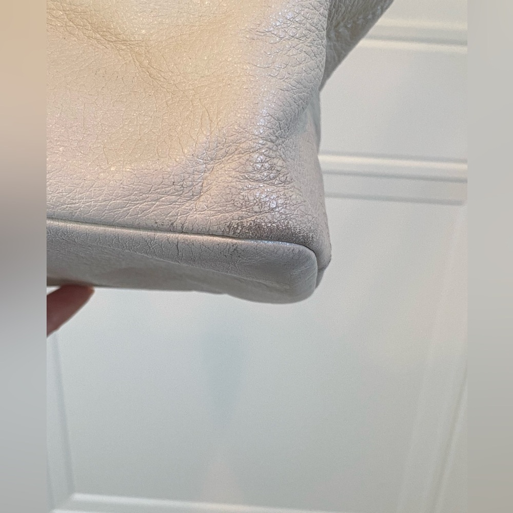 Coach Ivory Leather Tote with Gold Chain and Leather Straps Retail Style 20466 - Picture 8 of 16